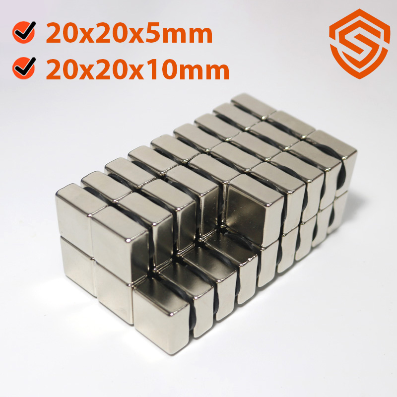 Nam châm 20x20x5/10mm