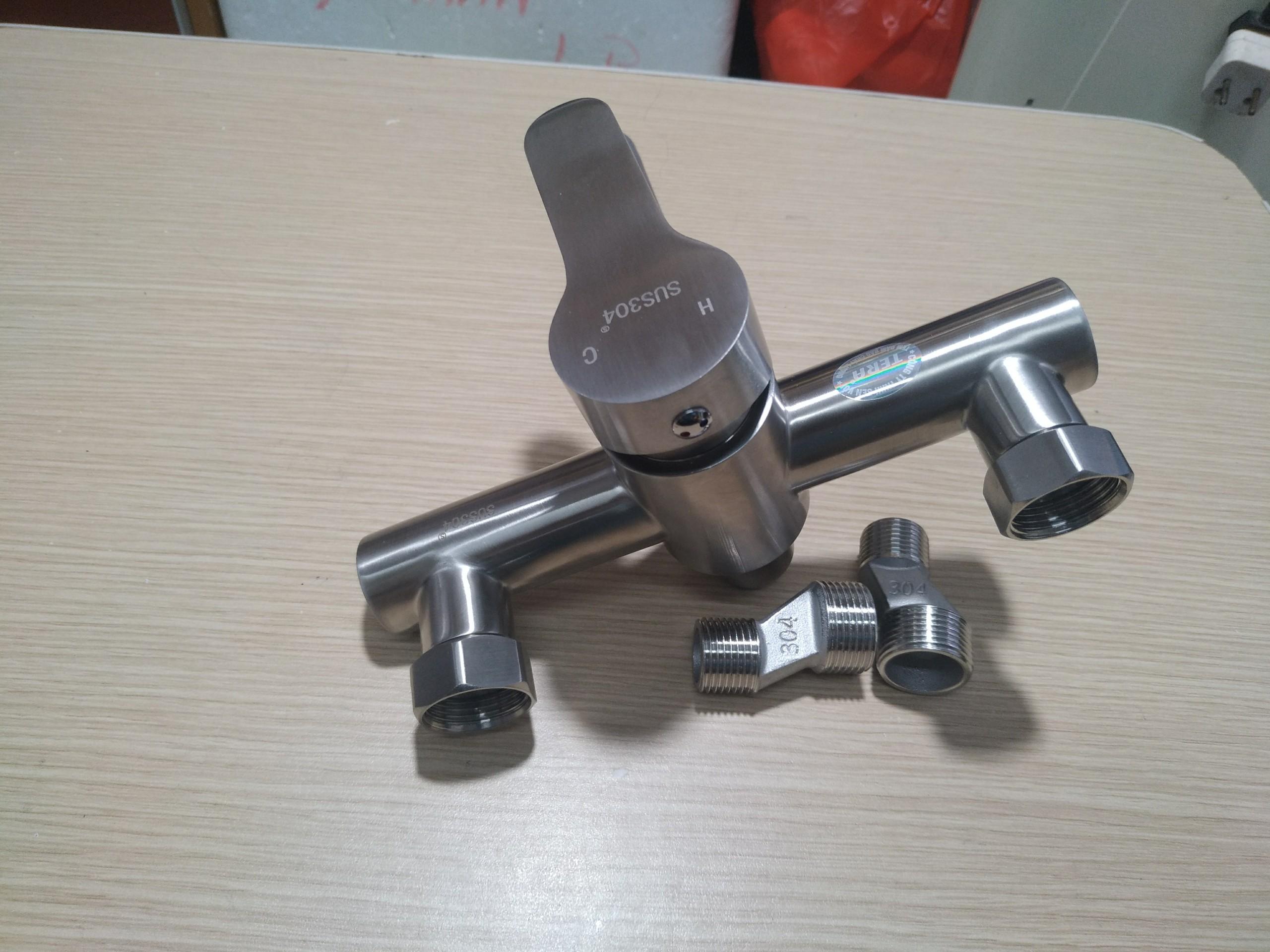 vòi rửa bát nóng lạnh inox 304 TERA