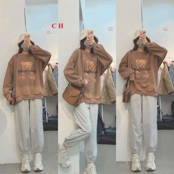 Bộ nỉ gấu gra ch94