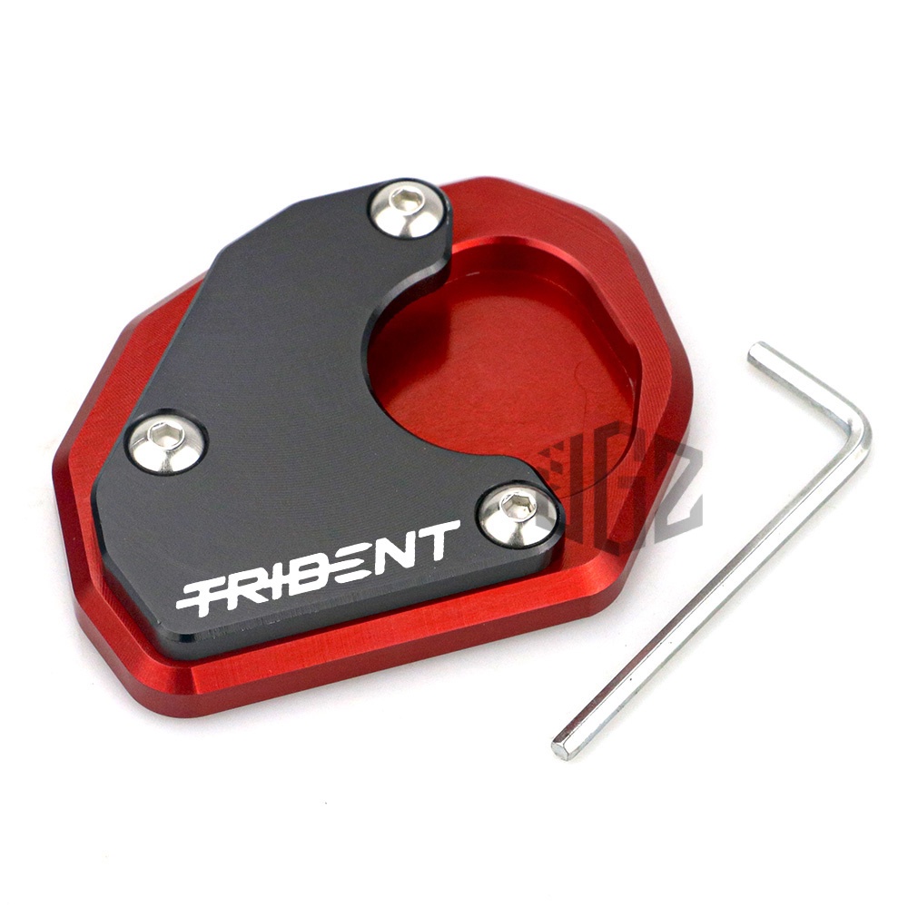 Motorcycle Kickstand Enlarger CNC Stand Plate Extension Pad Support Modified Accessory for Triumph Trident 660