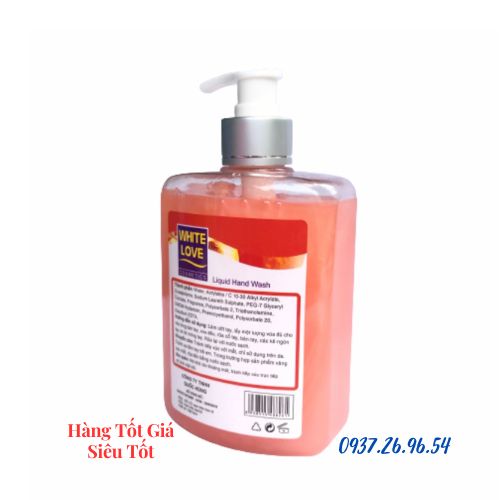 (Q8) Nước rửa tay cao cấp White Love 550ml