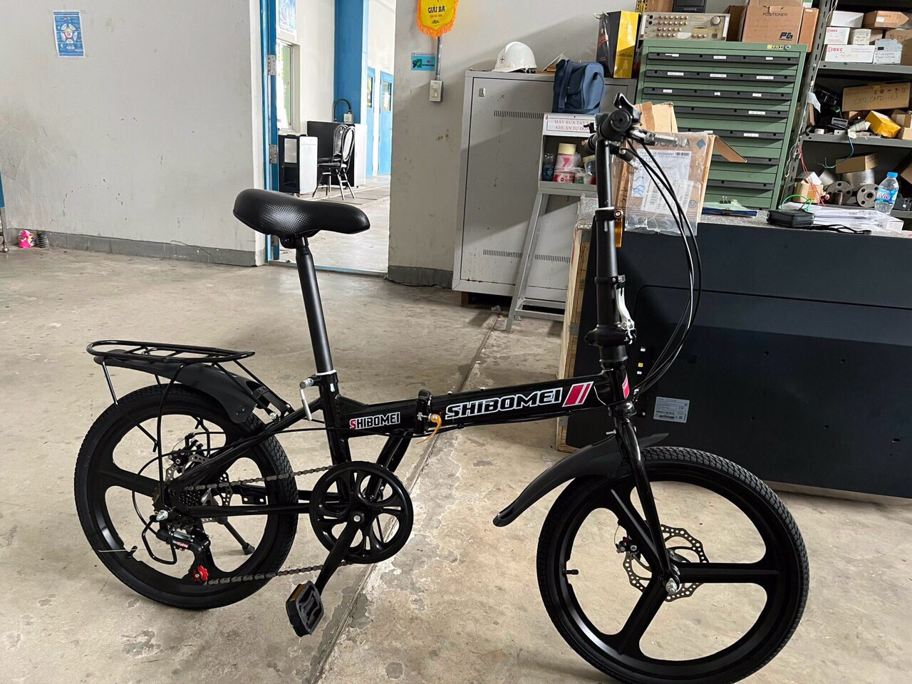 Xe đạp thể thao Shiaomei đúc gấp gọn, 20 inch tiện lợi dễ gấp gọn kèm ảnh video thật