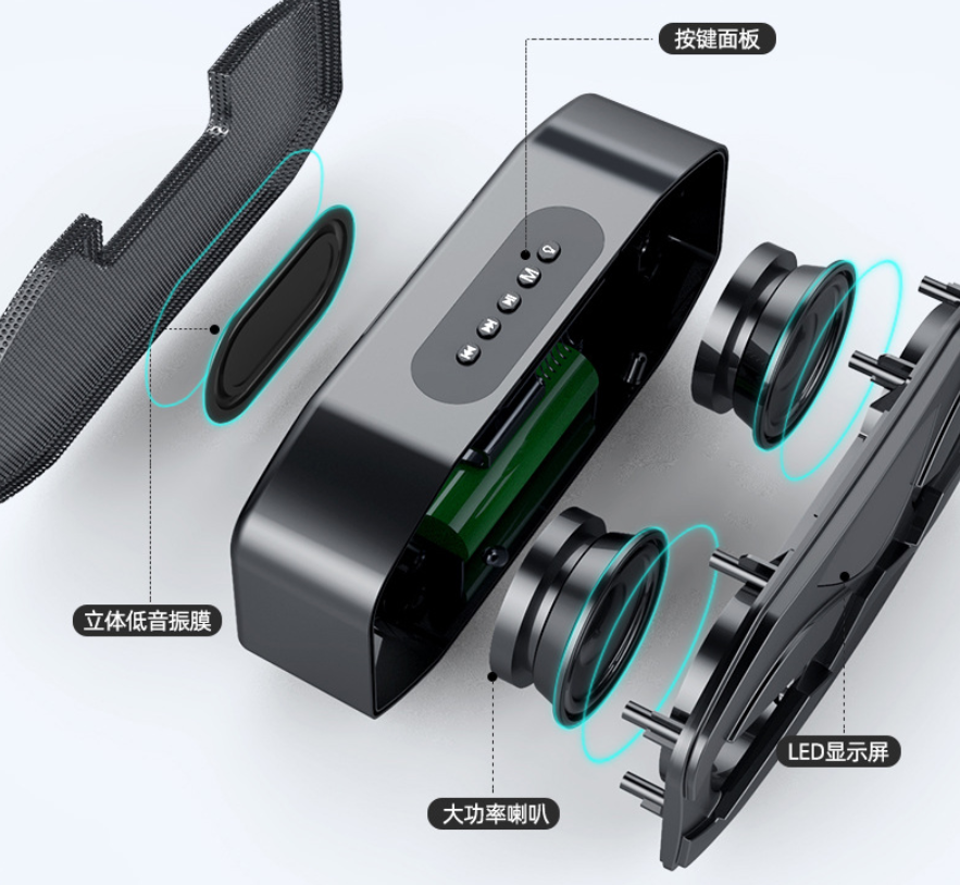 Loa Bluetooth MANOVO M4 âm thanh trầm cực hay