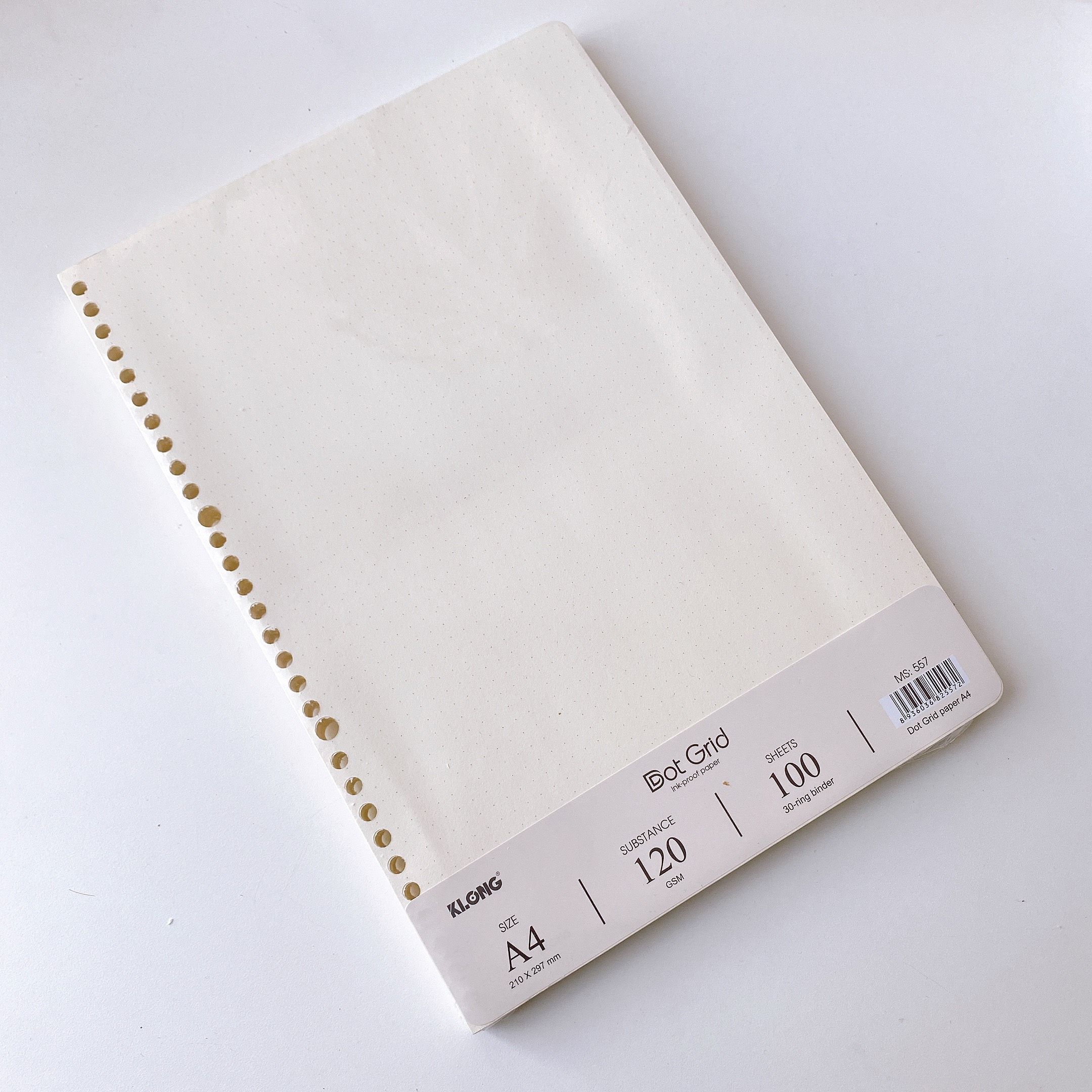 Ruột Sổ Còng - Giấy Refill Klong - Dot Grid / Caro size A4 A5 B5 - Hidari