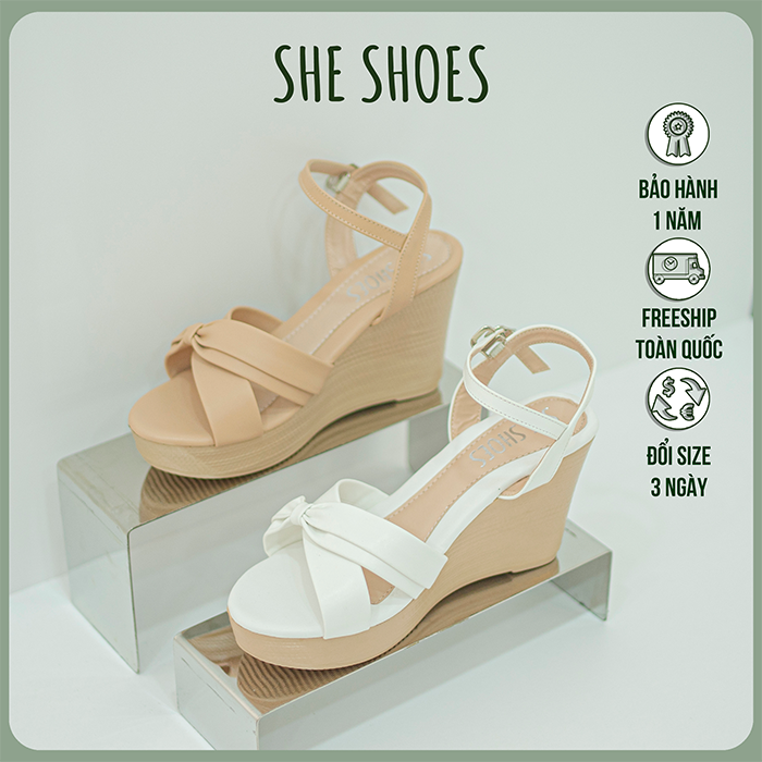Giày sandal đế xuồng 9p siêu xinh. THIẾT KẾ BỞI SHE SHOES