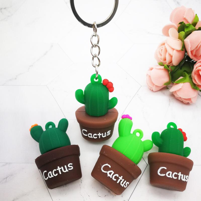 Móc Khóa Cactus Hình Xương Rồng