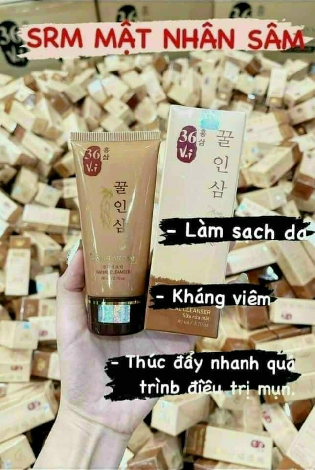 SỮA RỬA MẶT CAO MỤN SÂM ĐỎ 36 VỊ
