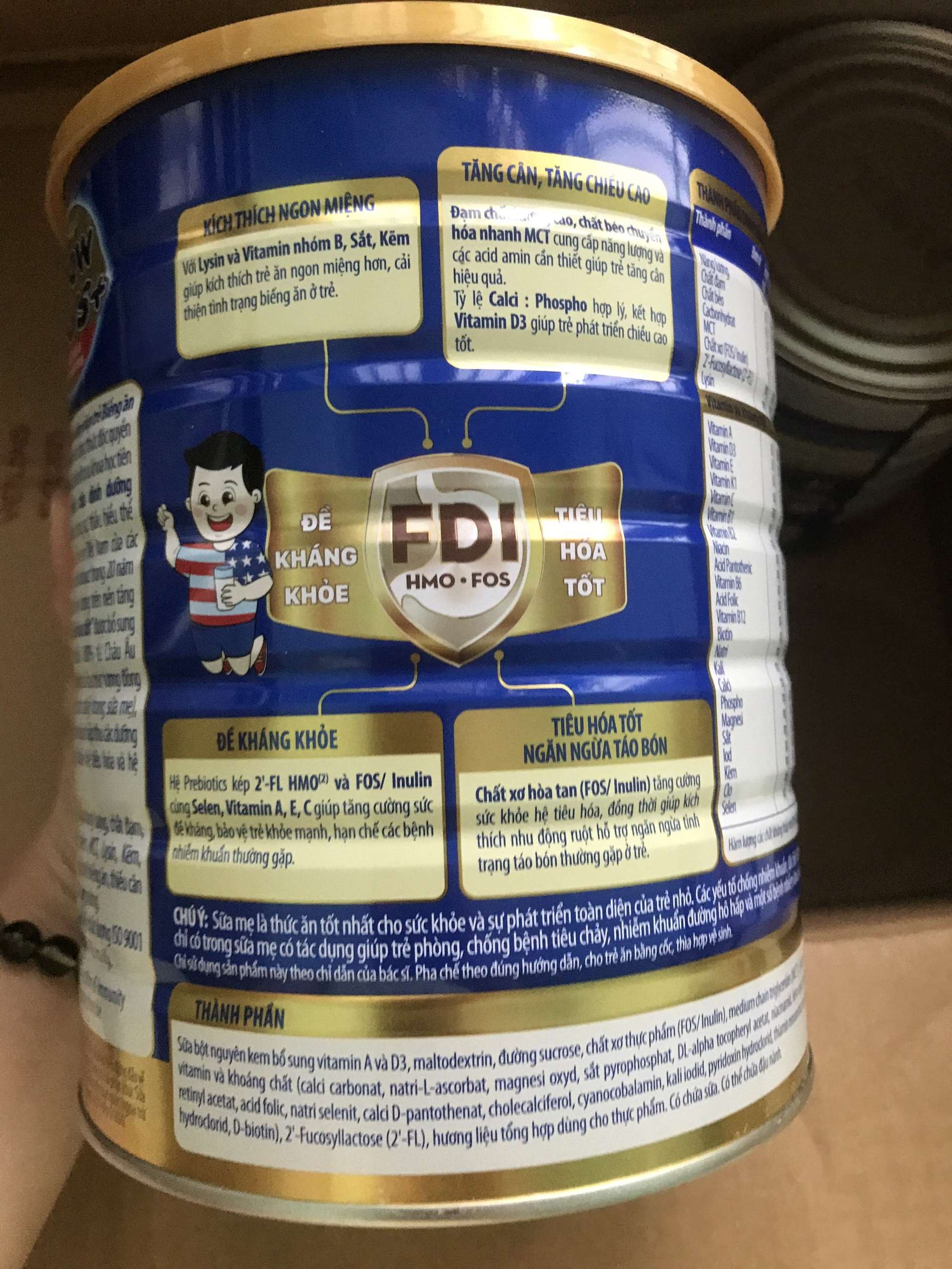 Sữa Growplus Xanh 1500g date luon mới 1/2025