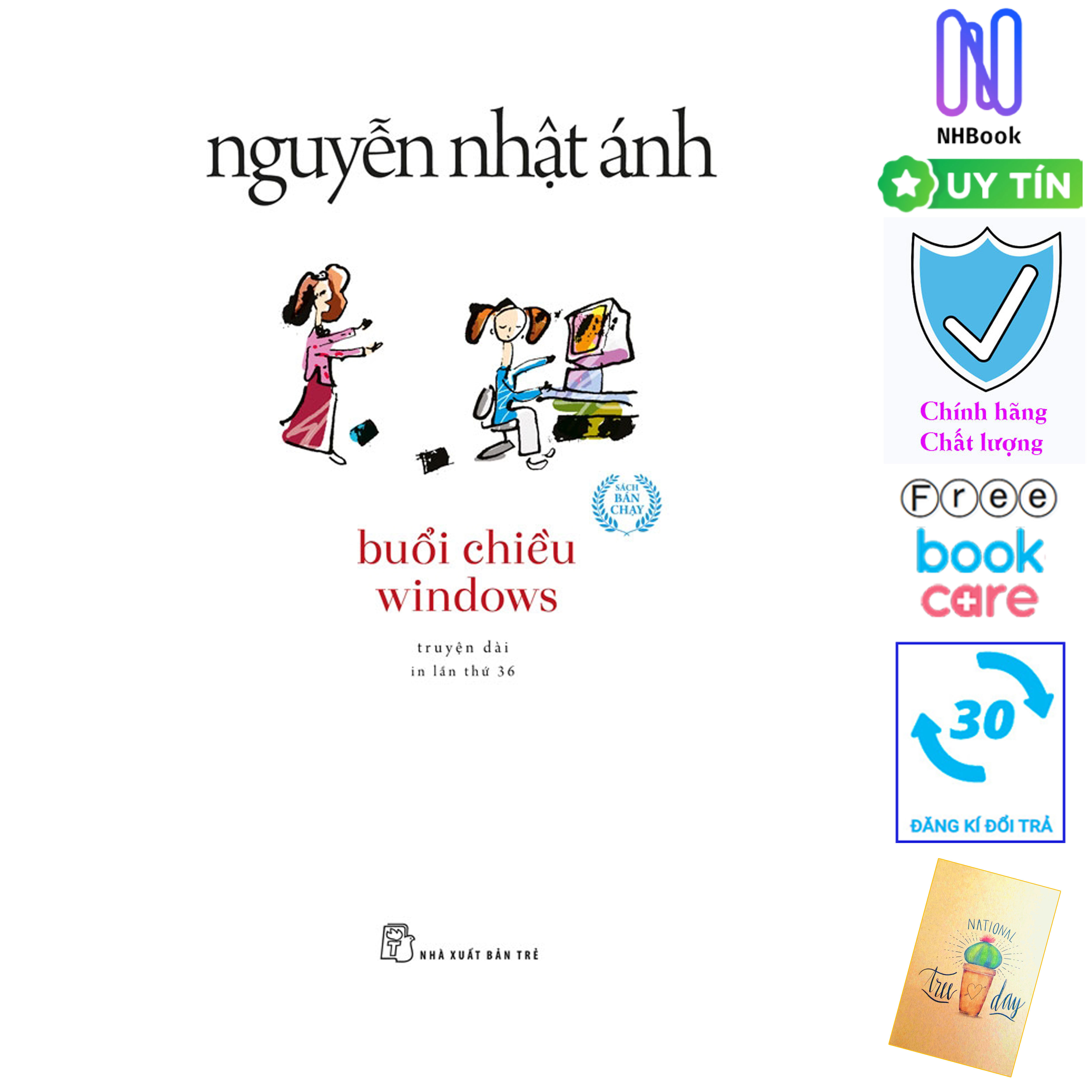 - sách chính hãng bảo hành - nhbook - nguyễn nhật ánh - buổi chiều windows - tặng kèm sổ tay 10k