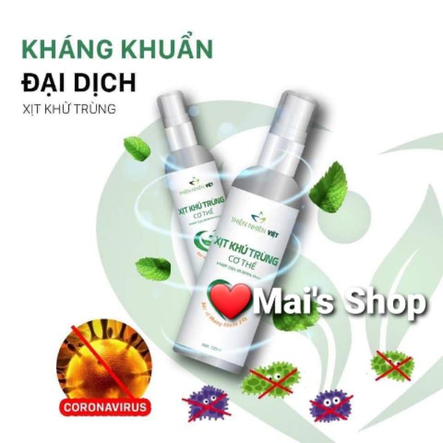 CHAI XỊT KHỬ TRÙNG DIỆT KHUẨN