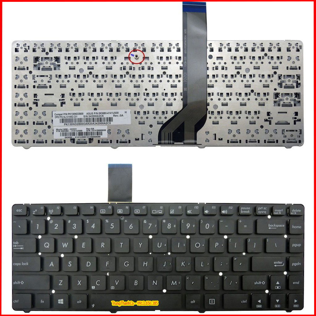 Bàn Phím Laptop Asus K45