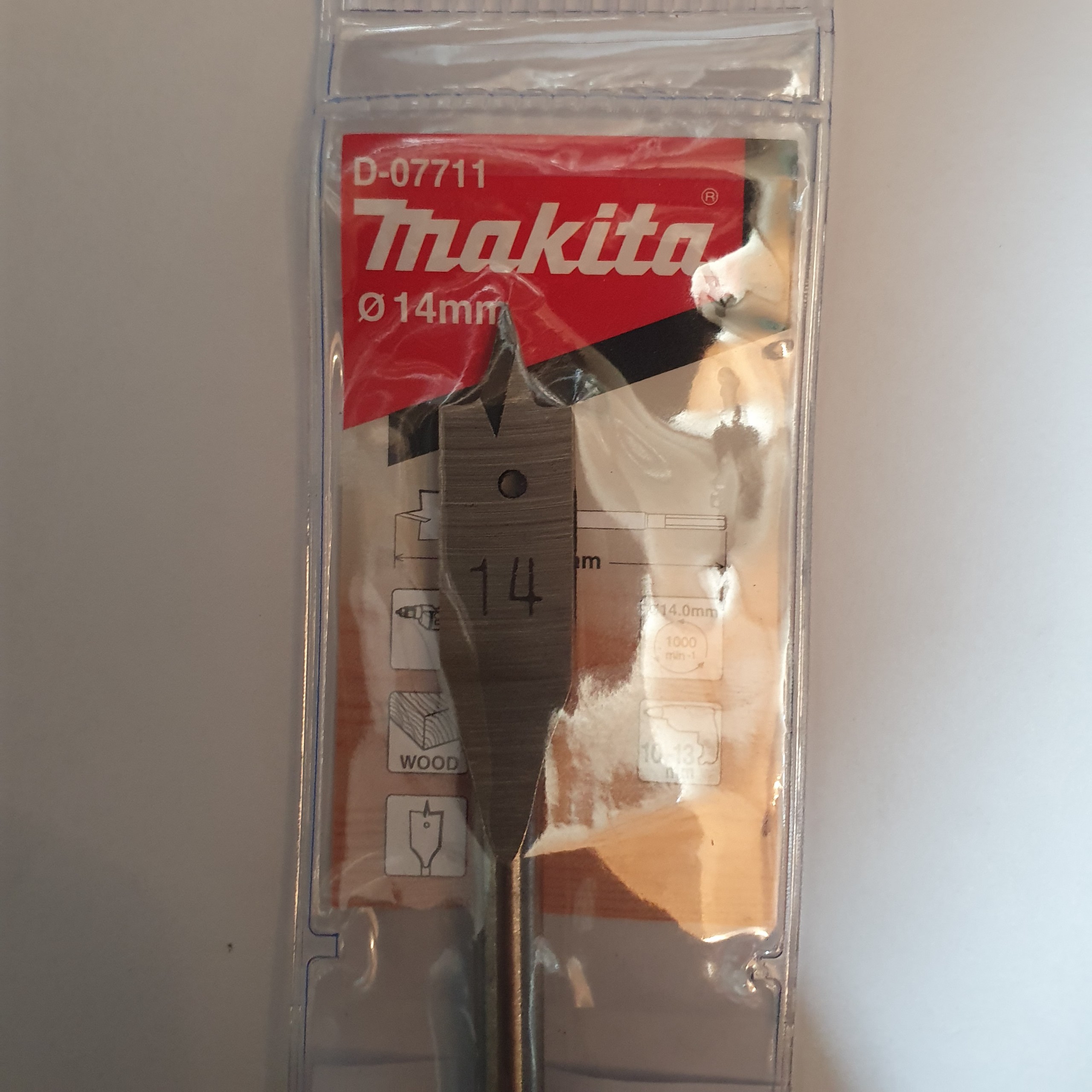 Mũi khoét gỗ dẹt Makita đui cá
