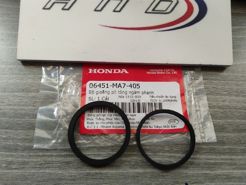 Bộ gioăng piston ngàm phanh HONDA WINNER / BLADE / WAVE 110 / FUTURE Mập (06451MA7405) (CÁI)