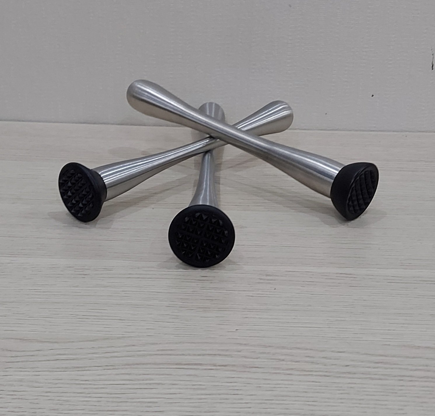 Chày dầm pha chế inox thân nhỏ 2 kích thước