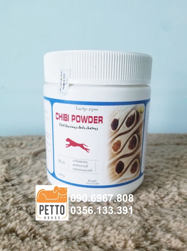 [HCM]Khoáng chất và vitamin tổng hợp bổ sung hàng ngày cho chó Chibi Powder 400g