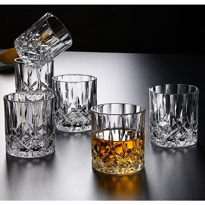 Bộ 6 Cốc Thủy Tinh  Dung Tích 285 ML Cao Cấp