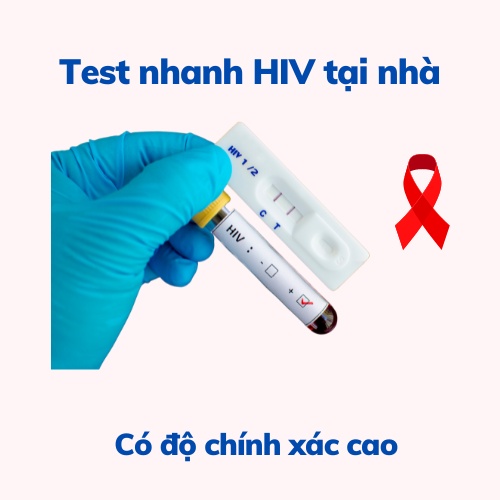 Que test nhanh HIV tại nhà Fastep (Che tên sản phẩm)