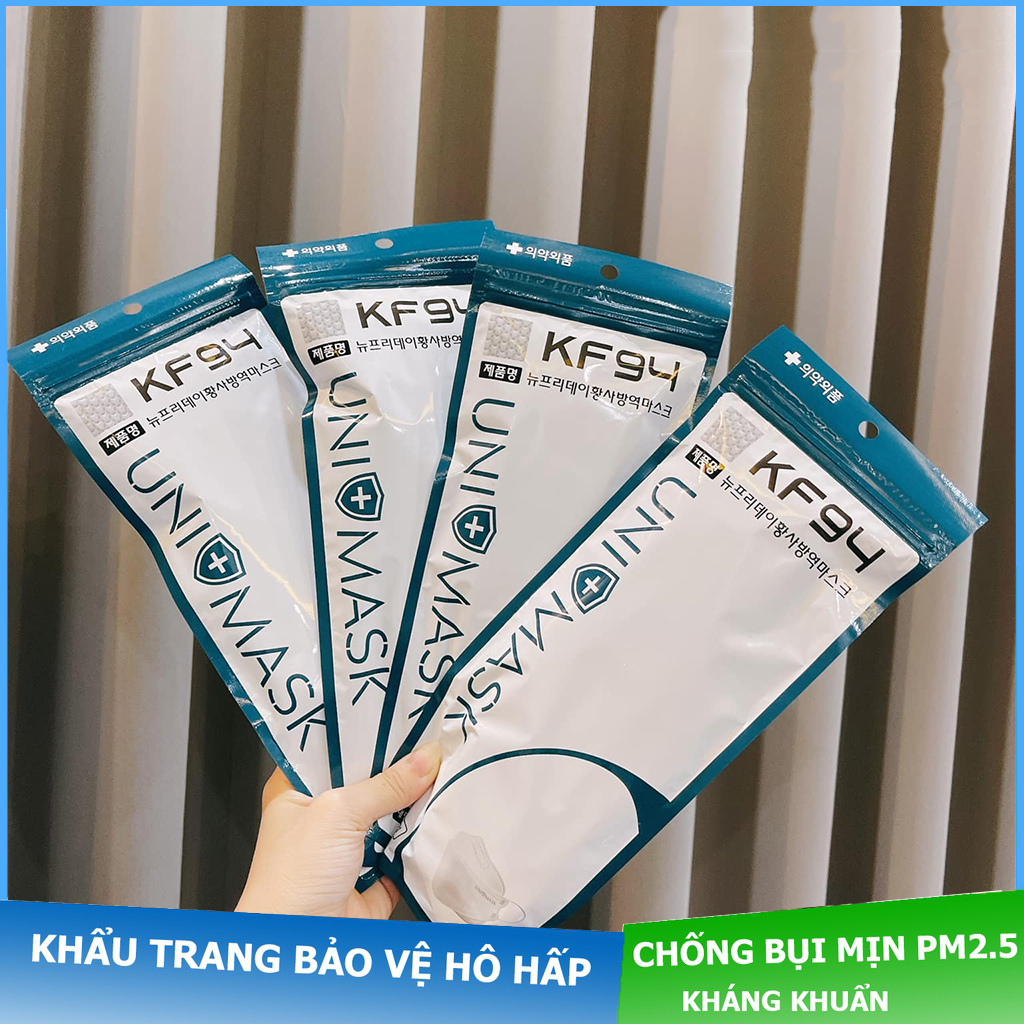 Khẩu Trang Kháng Khuẩn 4D KF94 Uni Mask