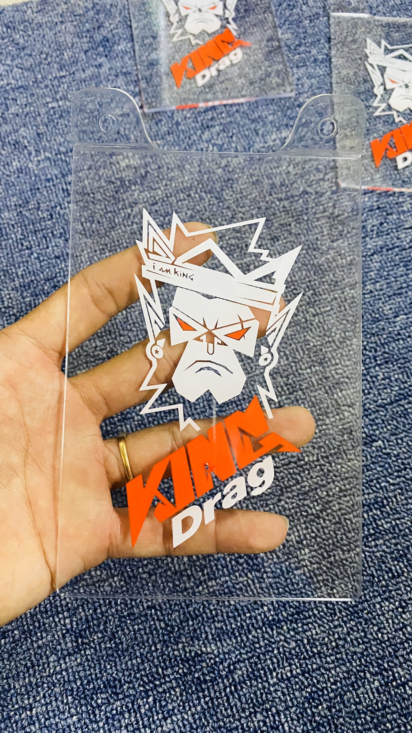 mica che phuộc king drag kungfu đỏ