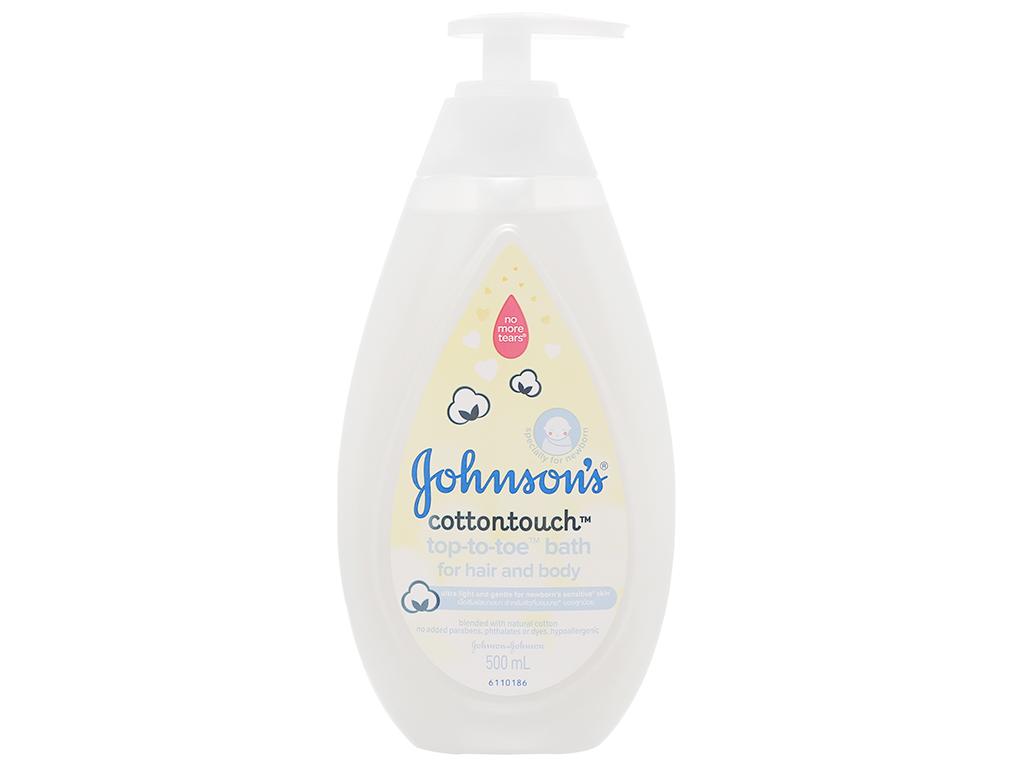 [HCM]Tắm gội cho bé Johnsons Baby mềm mại như bông 500ml