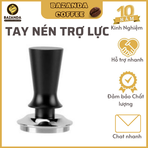 Tamper nén lò xo trợ lực cho máy pha cà phê 58mm