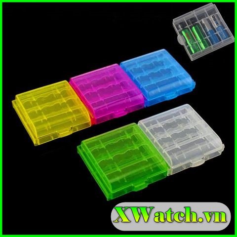 Hộp đựng 4 viên pin aa / aaa