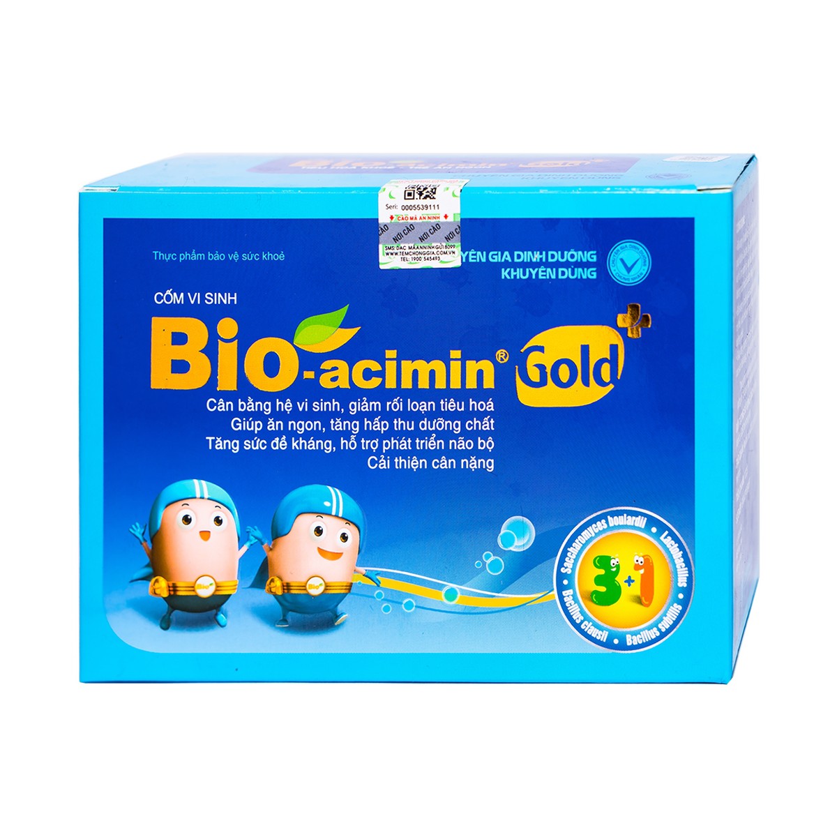 HCMBioacimin Gold hộp 30 gói bio acimin
