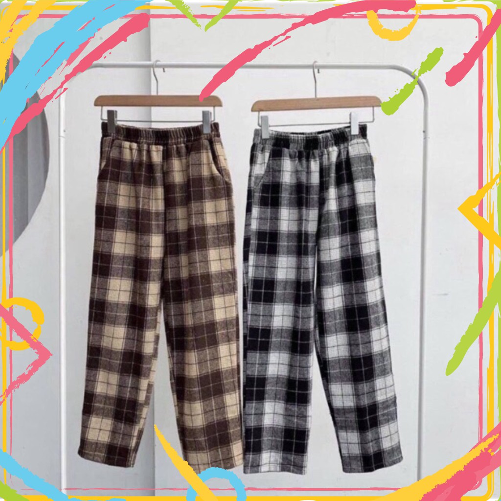 Quần kẻ karo to mẫu mới