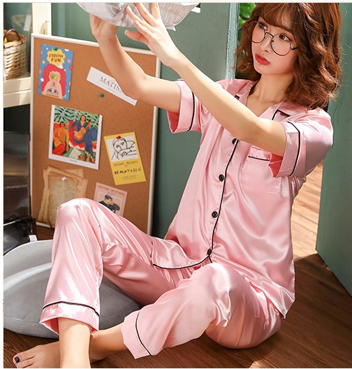 [HCM] Bộ đồ pijama quần dài và áo tay ngắn Cỏ Boutique C093N mặc ngủ mặc ở nhà