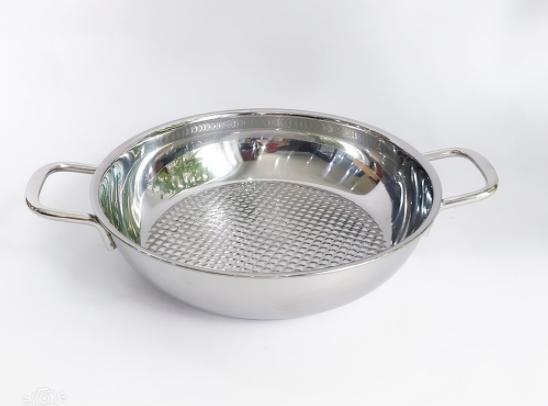 Bộ Nồi Inox 5 Chiếc Fivestar 3 đáy (Nắp Kính & Nắp Inox)
