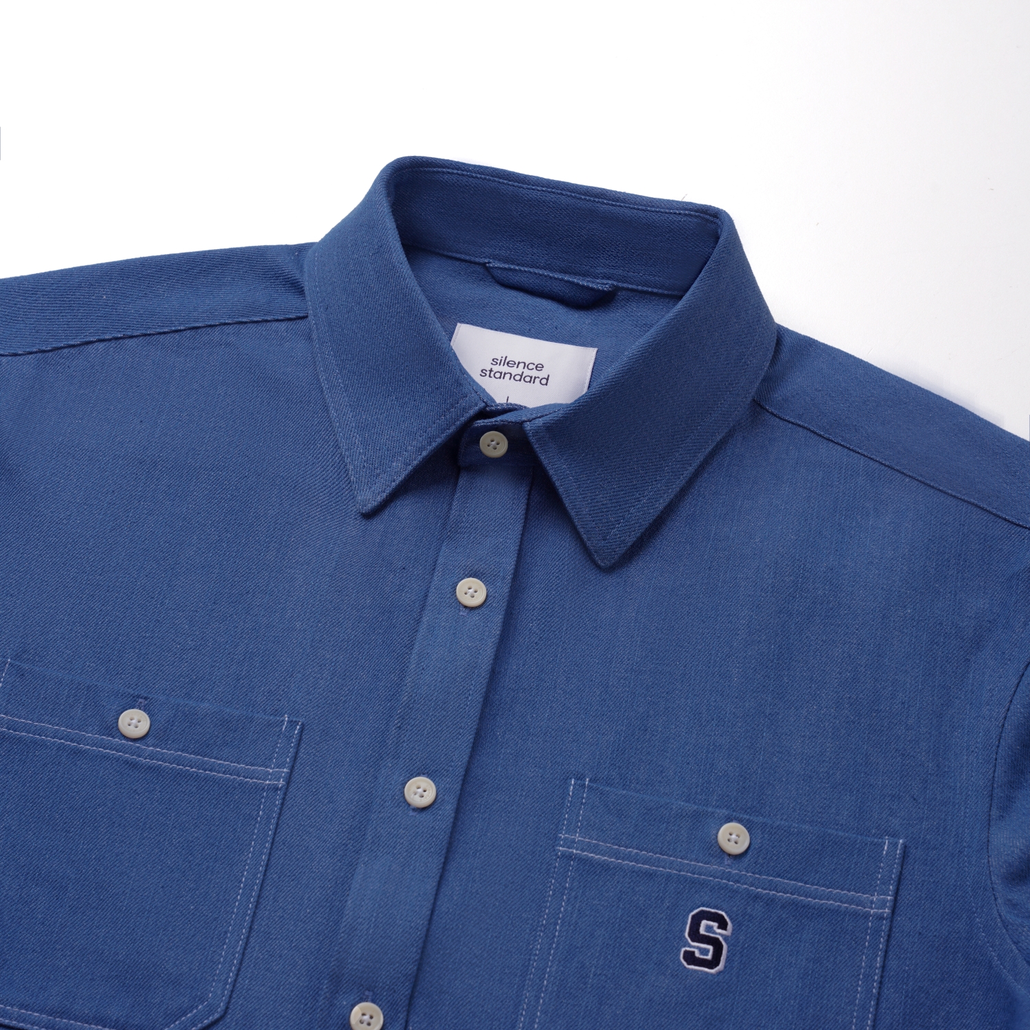 Áo sơ mi Silence Standard Premium Denim Logo S