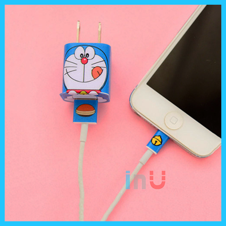 [HCM]HCM - Decal dán bảo vệ và trang trí cho củ sạc Iphone