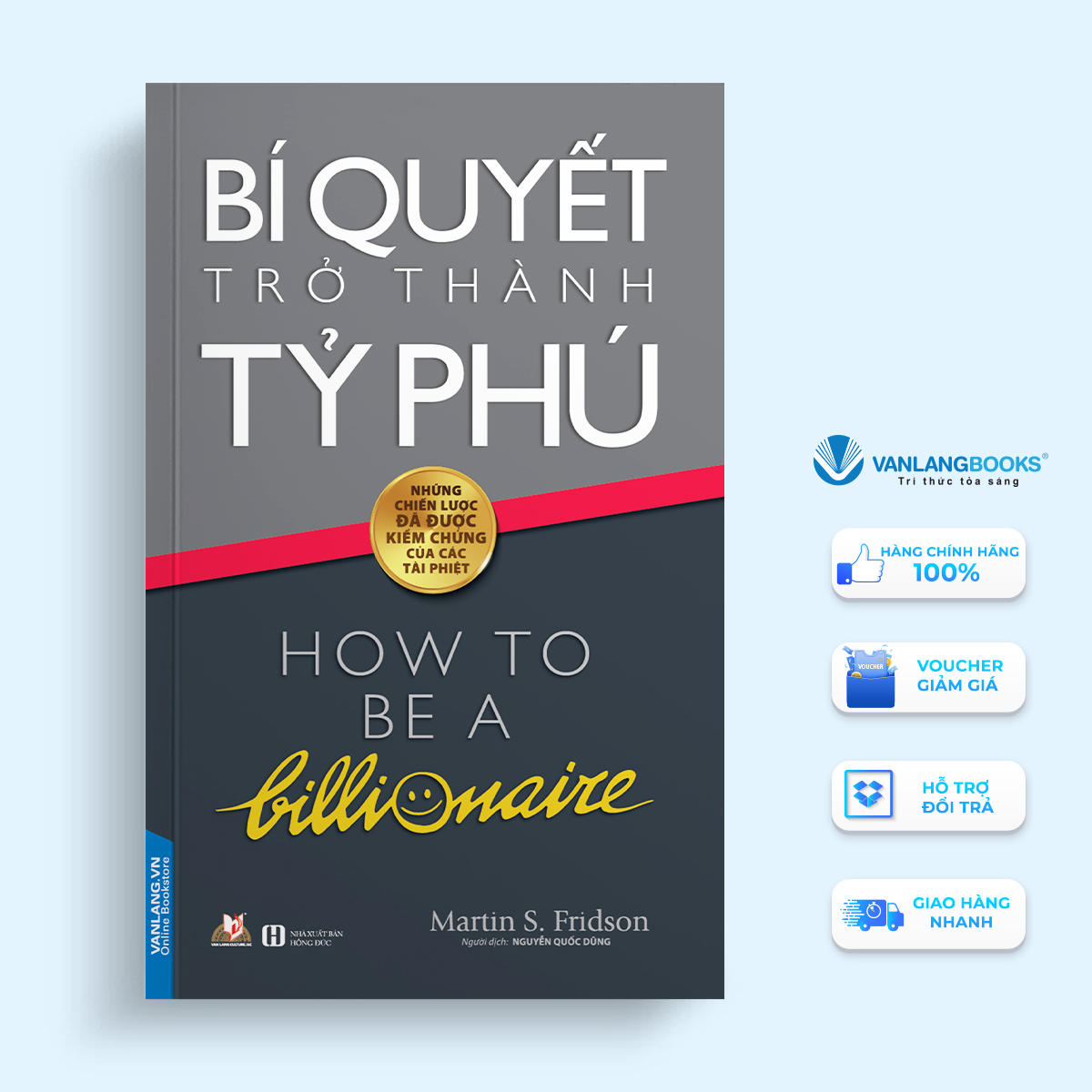 Sách - Bí Quyết Trở Thành Tỷ Phú-Vanlangbooks