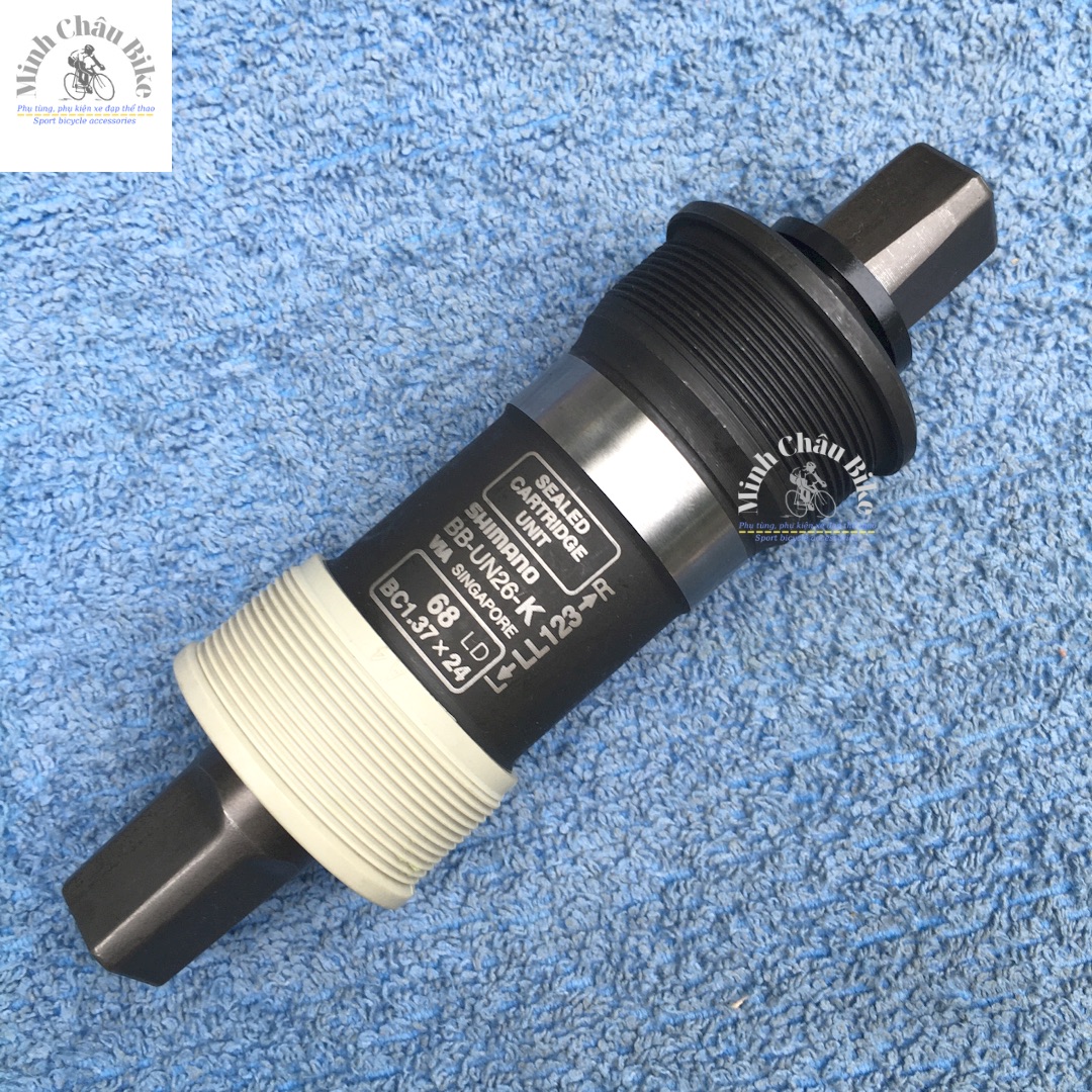 Trục giữa cốt vuông Shimano BB - UN26 123mm