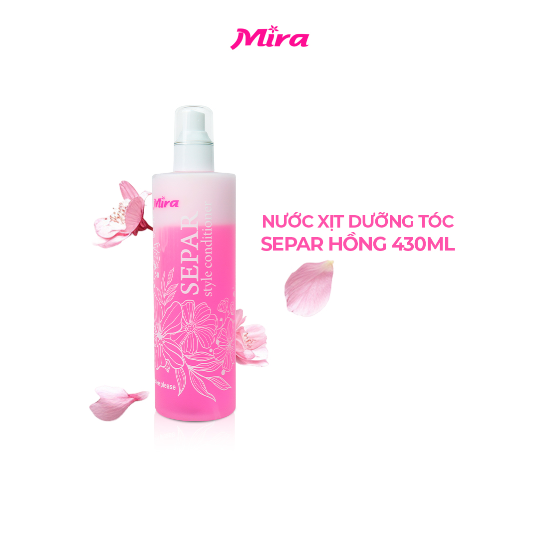 Nước Xịt Dưỡng Tóc Separ Hồng 430ml A587