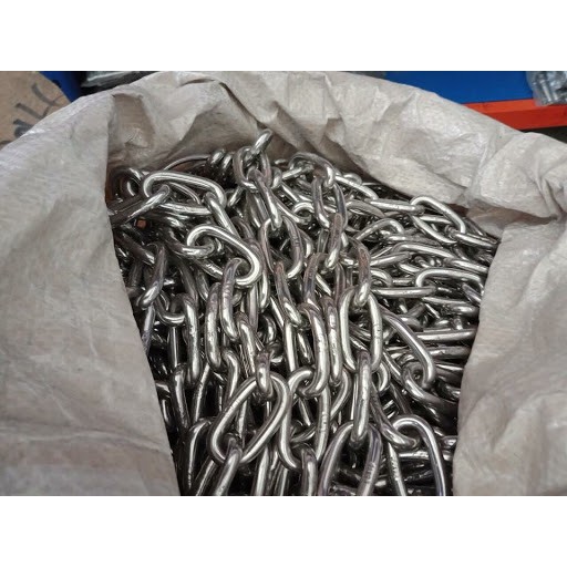 [HCM]Dây Xích INOX 304 phi 3, phi 4, phi 5, phi 6, phi 8, phi 10 cáp thép giá sỉ