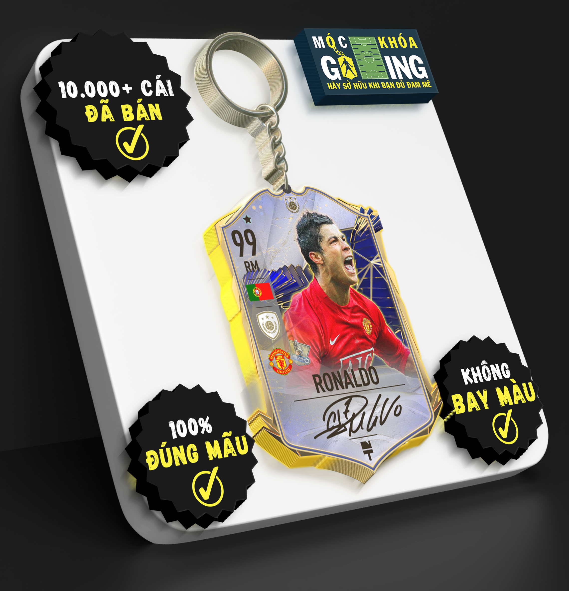 Móc Khóa Cristiano Ronaldo - Móc Khoá GAMING