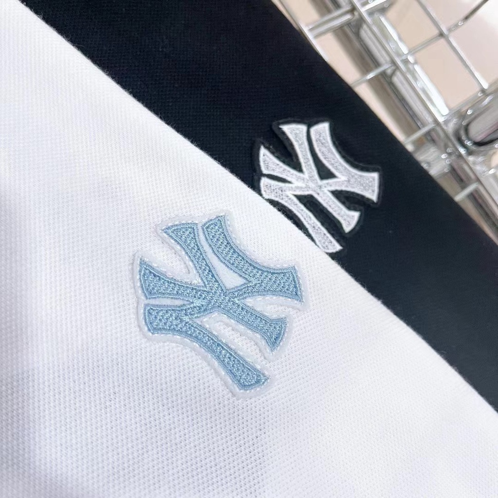 Polo NY MLB Basic unisex nam nữ in hình Monogram Mega-Logo cá tính