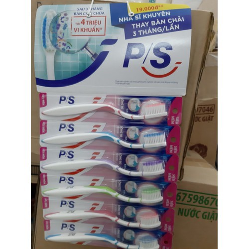 [HCM]Bàn chải P/S lông tơ mềm mại - vỉ 6 cái