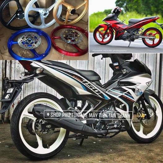 MÂM ĐÚC ENKEI  3 CÂY [TẶNG 1 ĐĨA THẮNG] ExCITER 150 EX155
