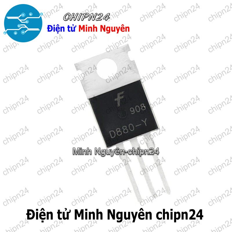 [2 con] (DT) Transistor D880-Y TO-220 Hàng Tốt NPN 3A 60V [Hàng Tốt] (D880 880) - HH004661