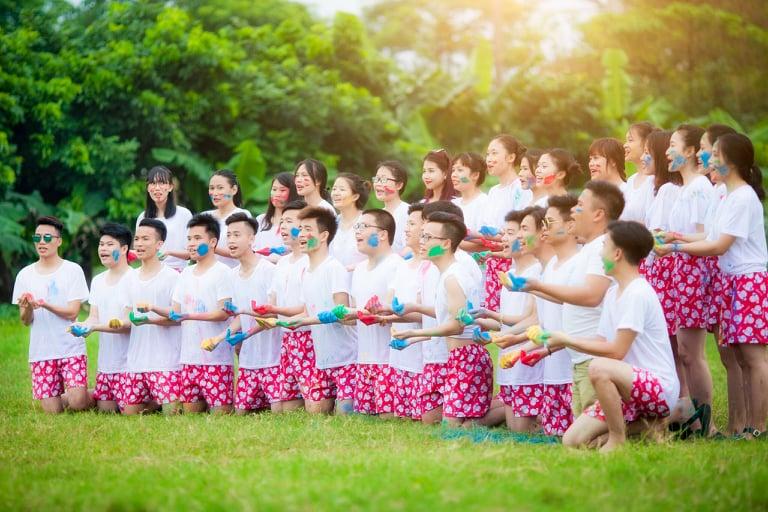 bột màu kỷ yếu 1000g đủ 10 màu (1kg)