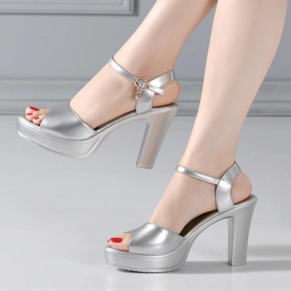 Giày sandal quai bản 10p cao cấp