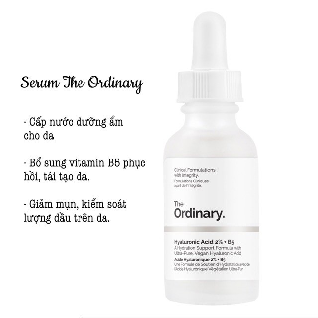 Tinh Chất Dưỡng The Ordinary Hyaluronic Acid 2% + B5 60Ml