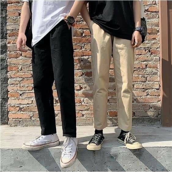 [HCM]VIDEO THẬT - Quần kaki ống xuông basic pants cực chất [ HÌNH THẬT SHOP CHỤP CUỐI ]