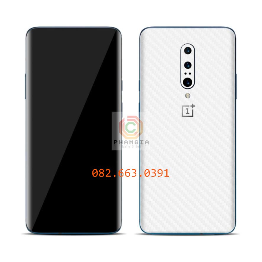 Miếng dán mặt lưng skin carbon Oneplus 7 pro