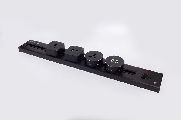 Ổ cắm điện thanh ray LG-R07B