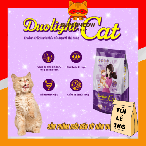 Hạt Cats Eye Thức ăn khô cho mèo túi 1Kg