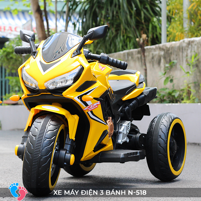 Xe mô tô điện 3 bánh sáng đèn N-518