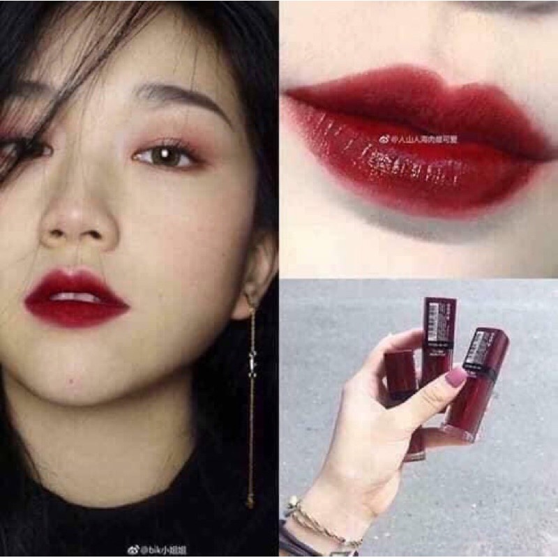 Son Bourjois velvet 19 BJ velvet đỏ mận
